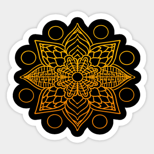 Mandala art drawing for gift Sticker